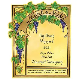 Nickel & Nickel 2023 Fog Break Vineyard Cabernet Sauvignon