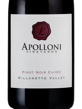Apolloni Vineyards Pinot Noir Cuvée