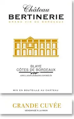 Chateau Bertinerie 2023 Grande Cuvée Blanc