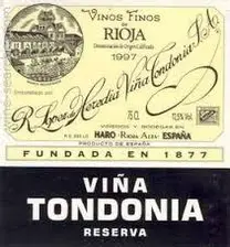 Lopez De Heredia 2012 Vina Tondonia Reserva