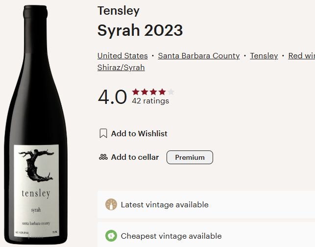 tensley syrah
