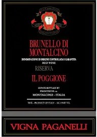 iL Poggione 2015 Brunello di Montalcino Riserva Vigna Paganelli
