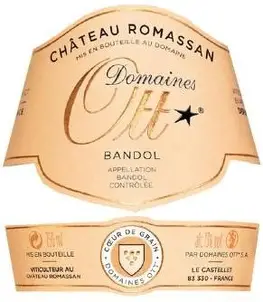 Domaines Ott 2024 Château Romassan Bandol Rosé