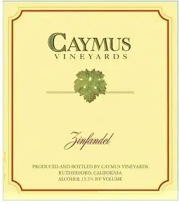 Caymus Vineyards 2021 Zinfandel