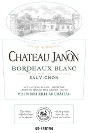 Chateau Janon 2025 Bordeaux Blanc