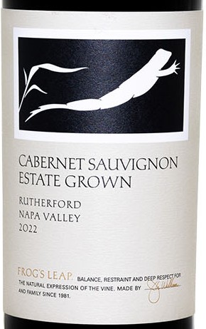 Frog's Leap 2022 Cabernet Sauvignon Rutherford
