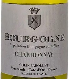 Colin Barollet 2024 Bourgogne Blanc Chardonnay