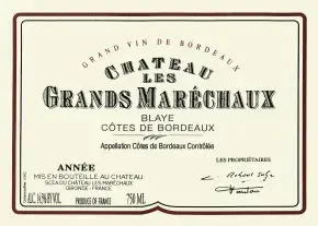 Chateau Les Grands Marechaux 2019 Cotes De Bordeaux Blaye